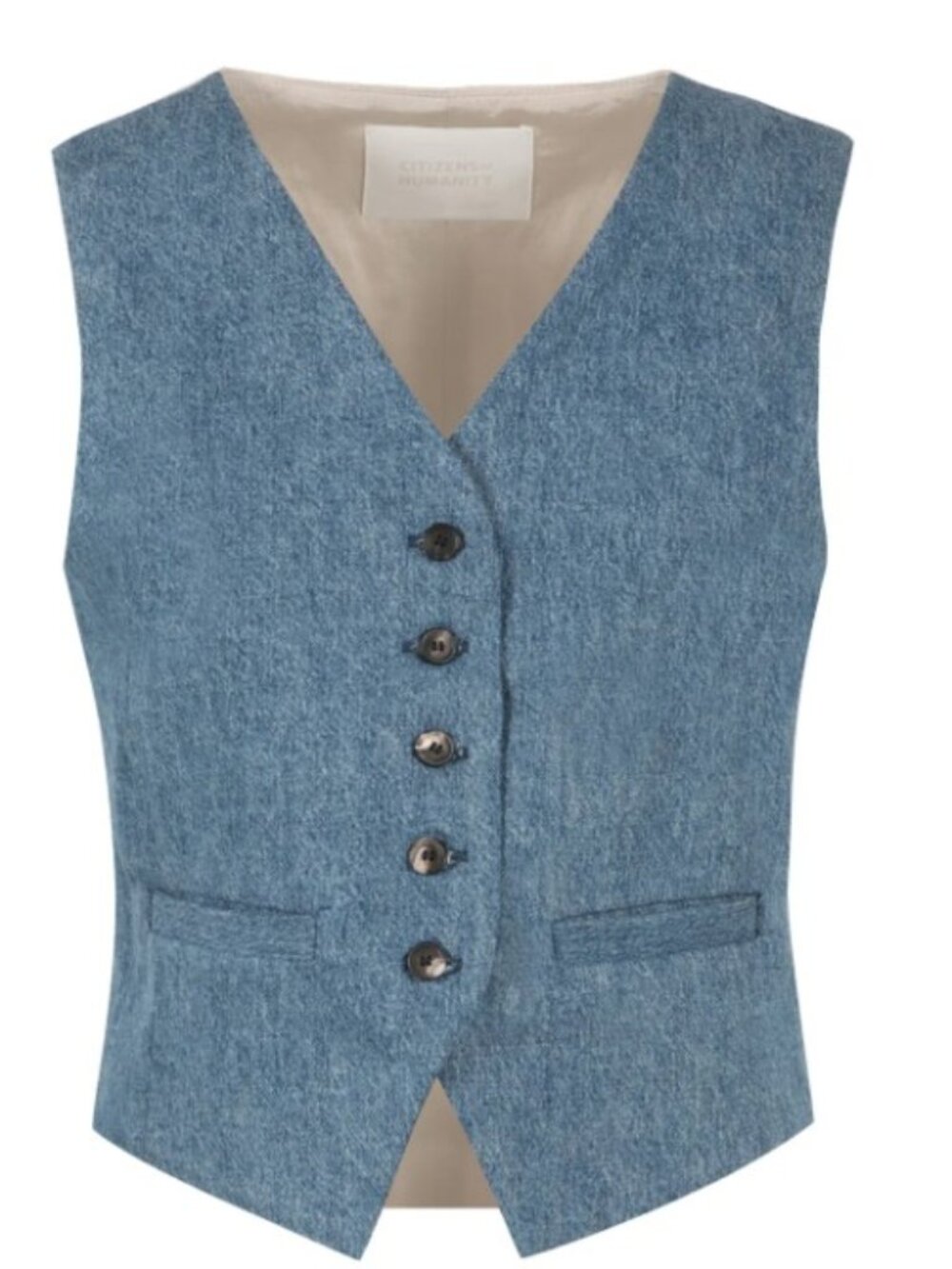Citizens of Humanity Jasmin Denim Long Vest
